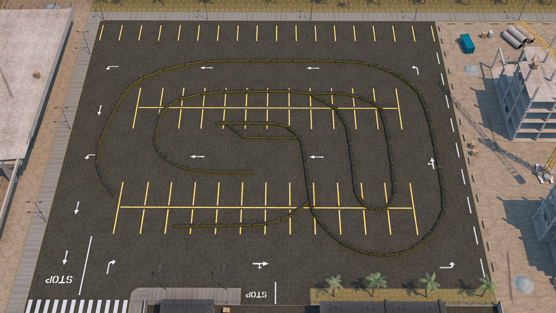 Drift Scene In Construction 3D - TurboSquid 1887308