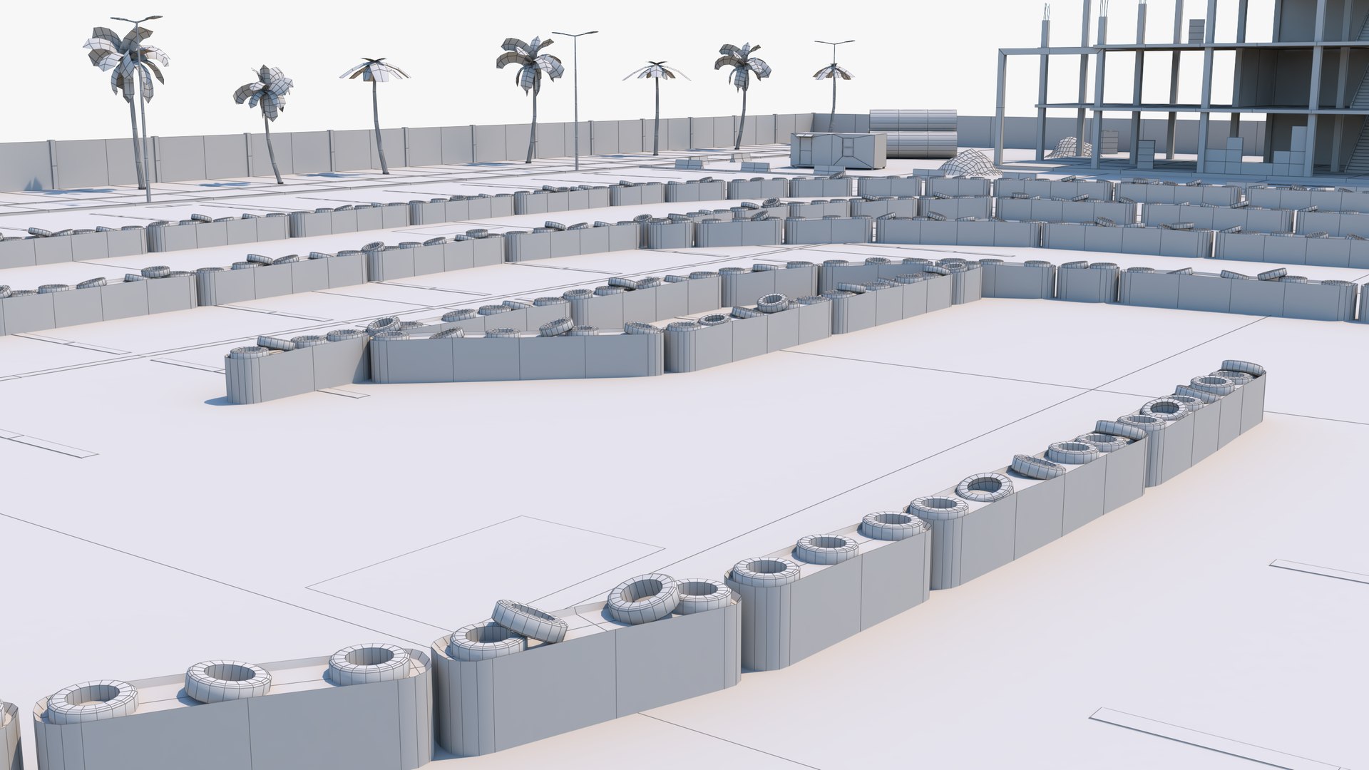 Drift Scene In Construction 3D - TurboSquid 1887308