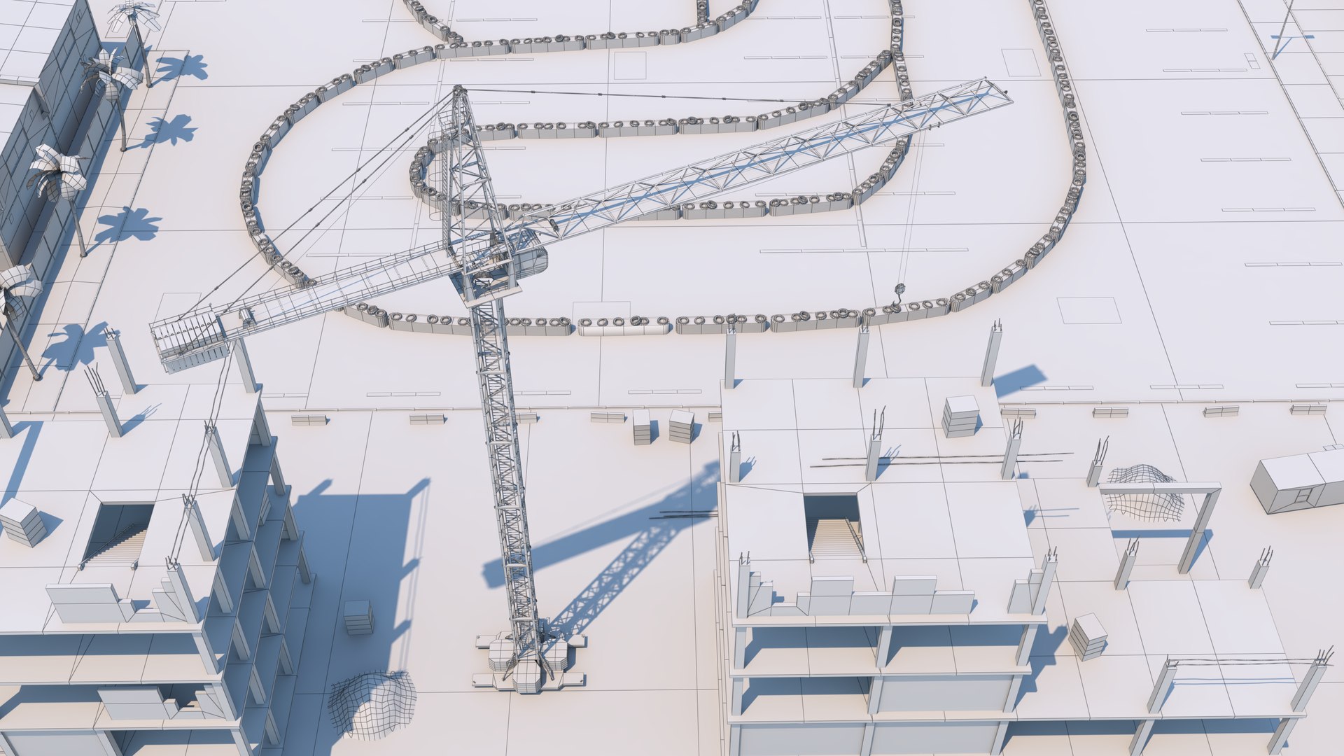 Drift Scene In Construction 3D - TurboSquid 1887308