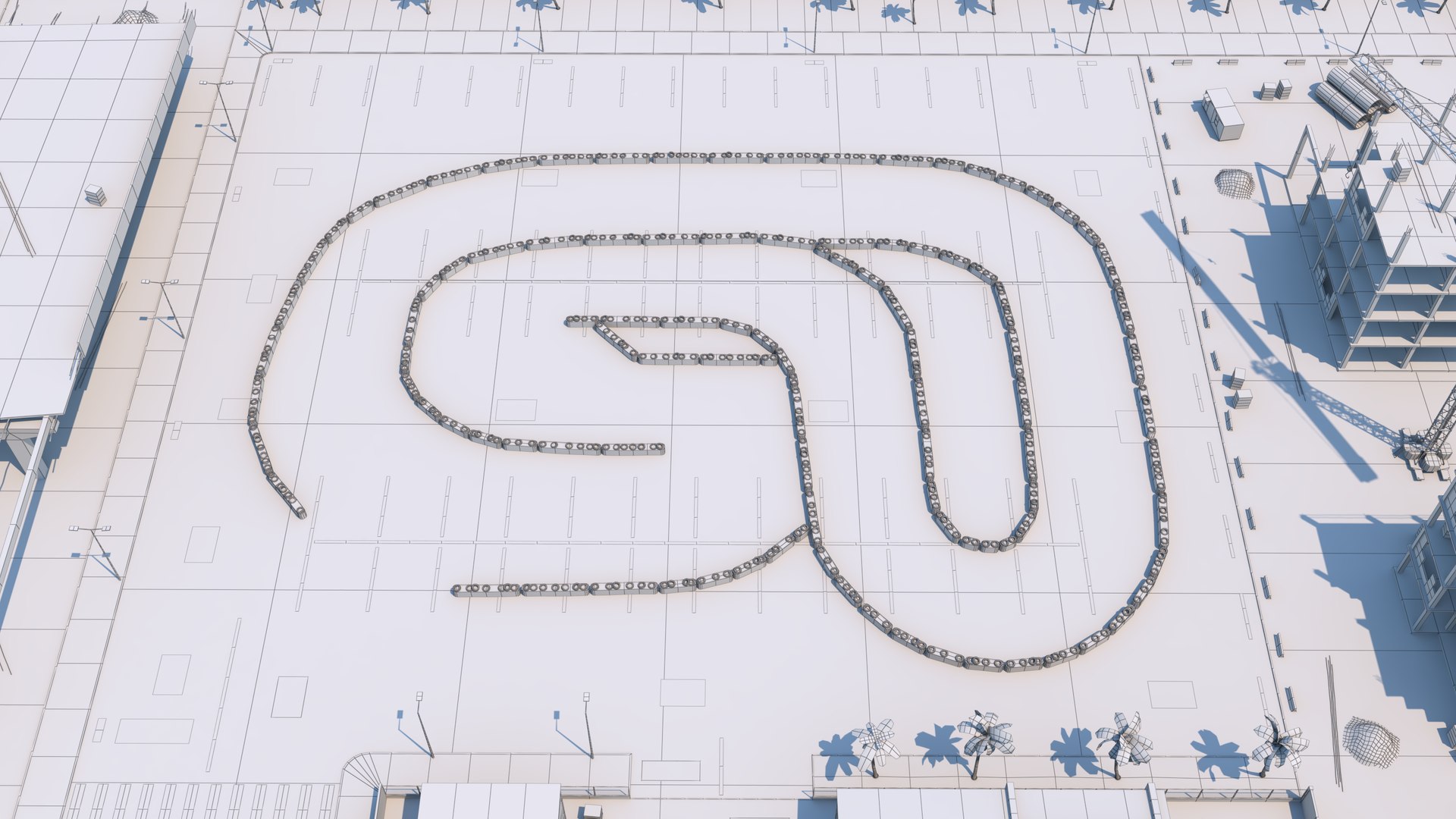 Drift Scene In Construction 3D - TurboSquid 1887308
