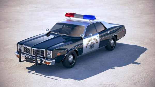 ダッジモナコ警察19773Dモデル - TurboSquid 1306961