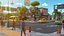 3D model Cartoon City Street Scene V3