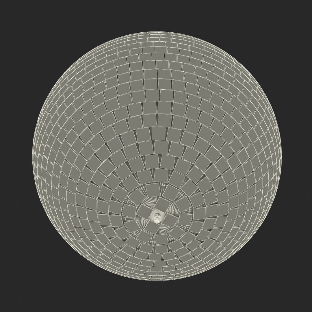 3d Disco Ball Rainbow Model