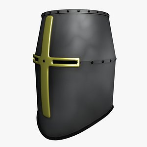 3ds templers knight helmet