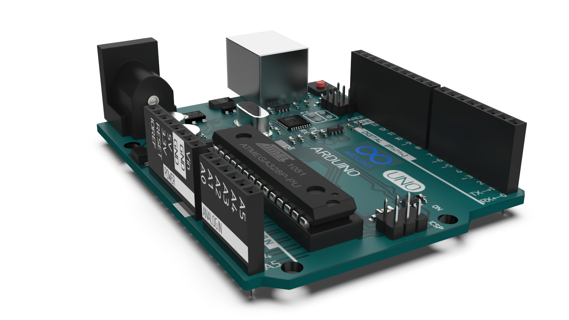 Arduino uno 3D model - TurboSquid 1746473