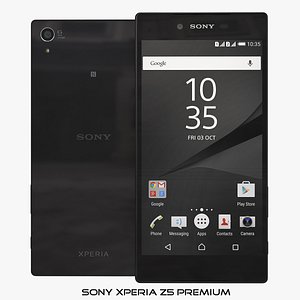 realistic sony xperia z5 obj
