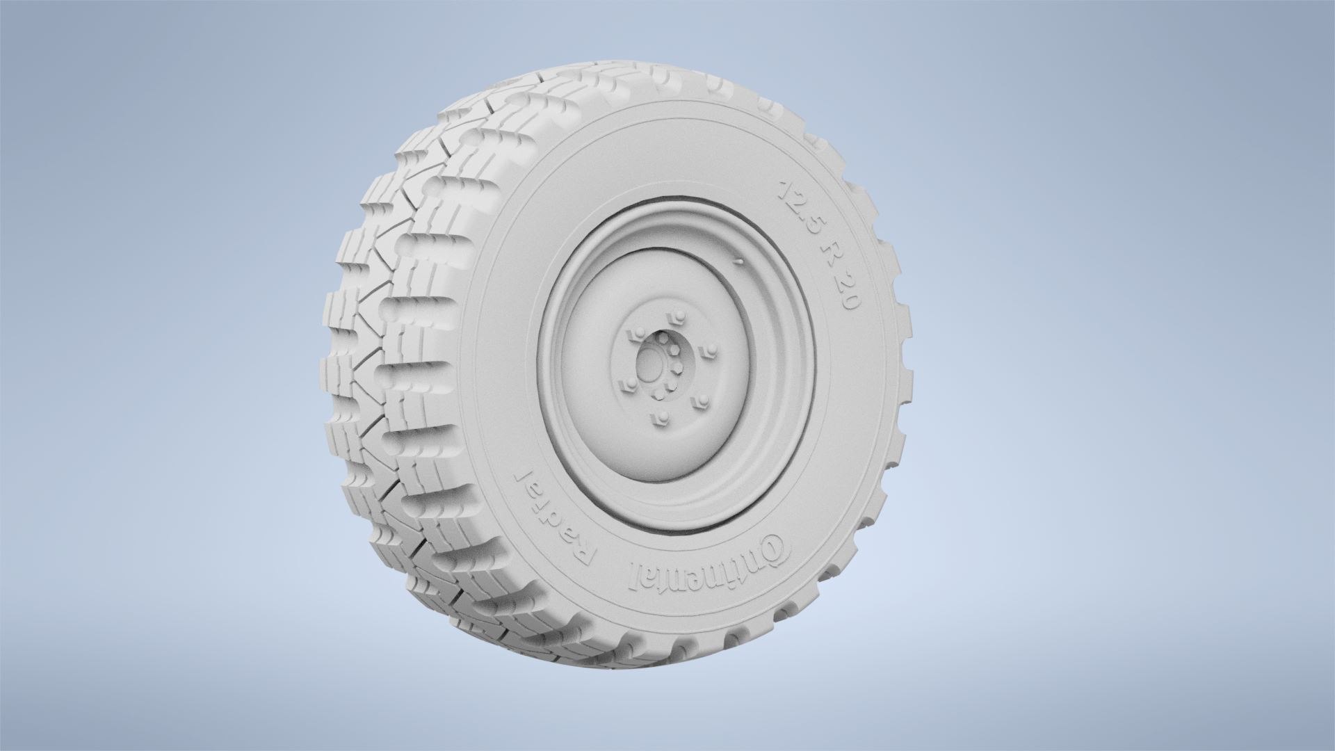 modèle 3D de Mercedes-Benz unimog Wheel - type 1 - TurboSquid 2012592