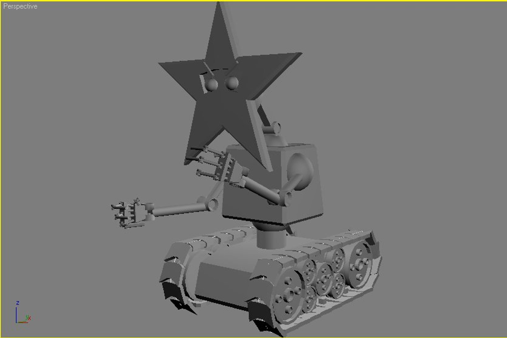Maya Tank Robot