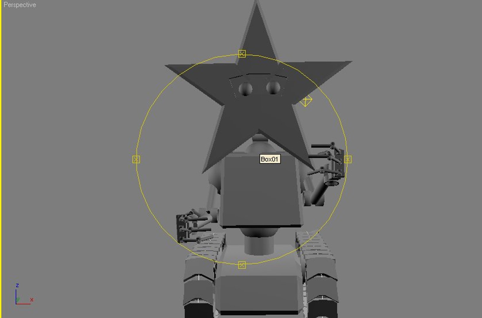 Maya Tank Robot