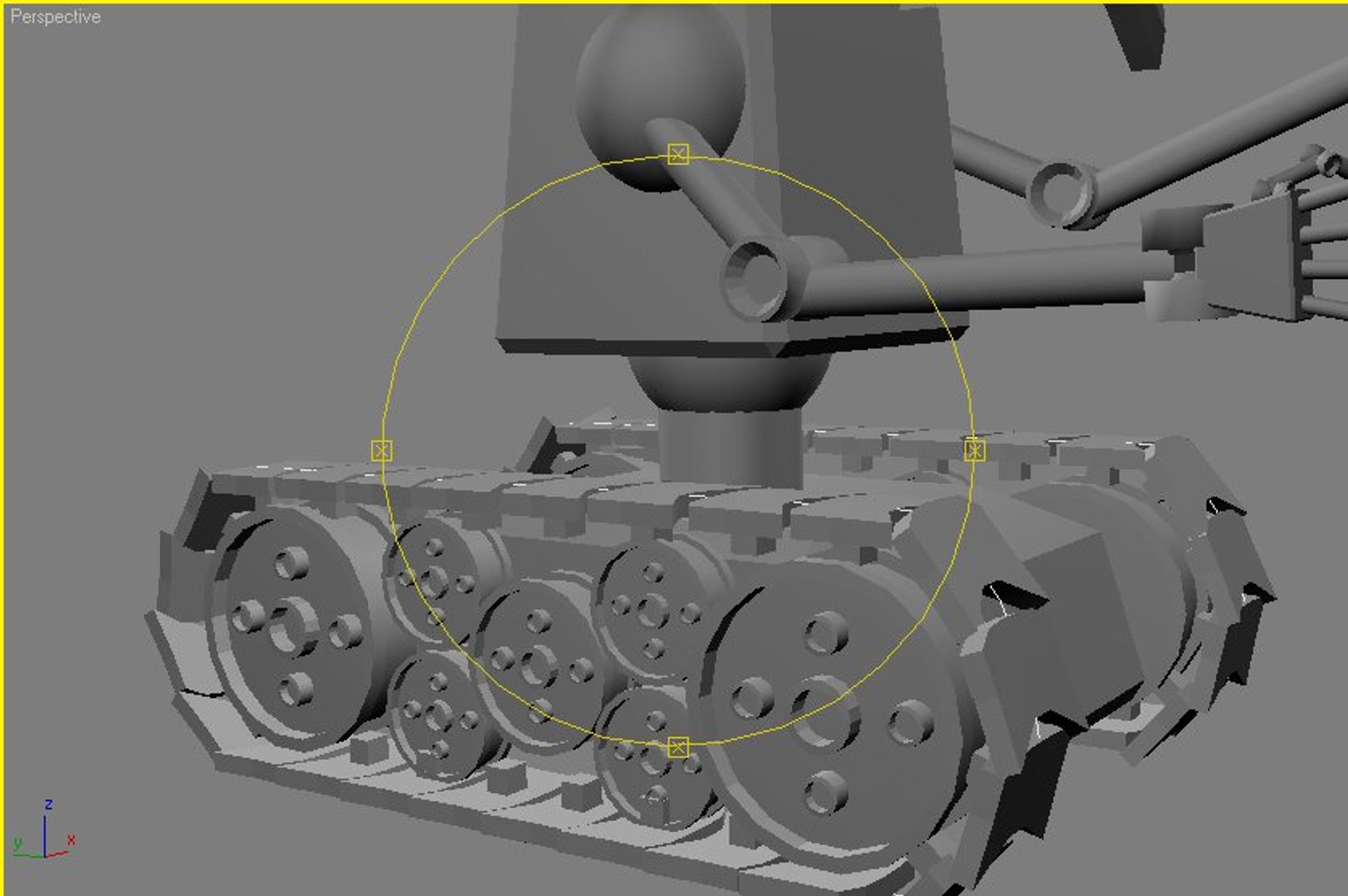 Maya Tank Robot