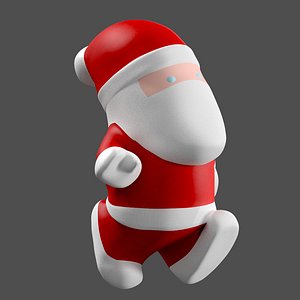 Little Cartoon Santa