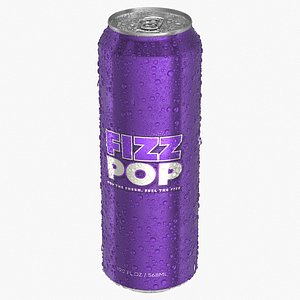 Standard Soda Can With Droplets 568ml V2