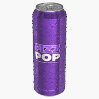 Standard Soda Can With Droplets 568ml V2