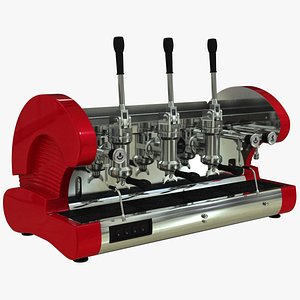 3d model coffe machine la pavoni