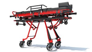 3D stretcher trolley ambulance