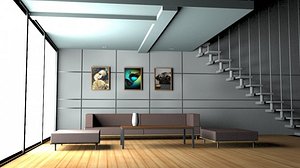 house interior 3D