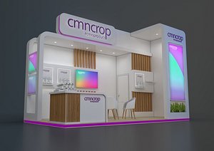 3D EXHIBITION STAND CMN 18 sqm model