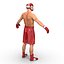 Modelo 3D de Boxer Man