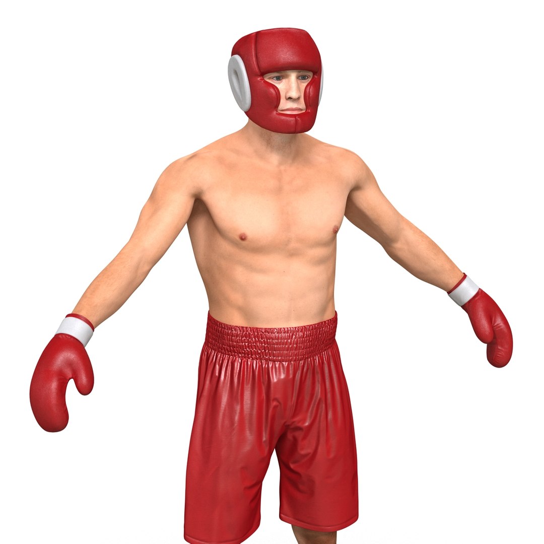 c4d boxer man