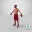 Modelo 3D de Boxer Man