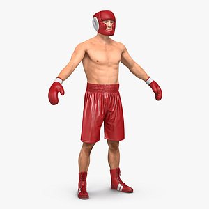 Boxer Man 3D Model