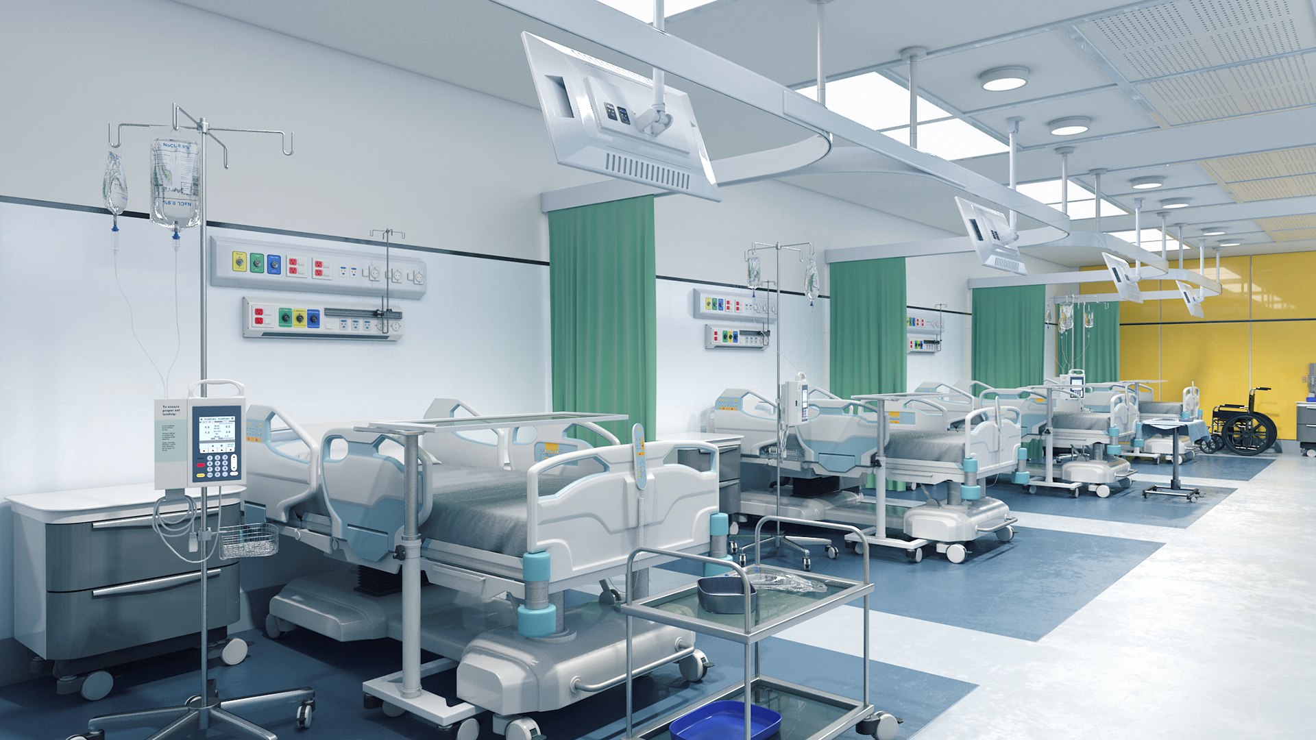 Hospital Ward 3D Model - TurboSquid 2131838