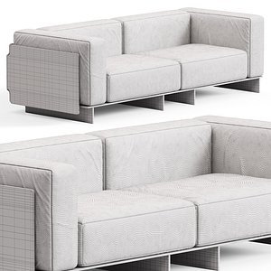 Glas Italia Crystal Lounge Sofa