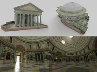 Pantheon Rome 3D