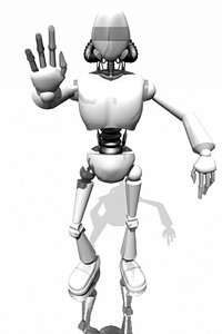 robot 3d max