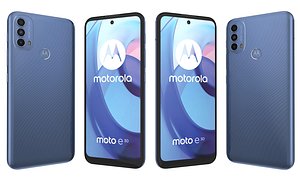Motorola Moto E30 Blue 3D model