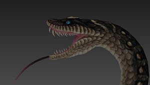 3D model snake