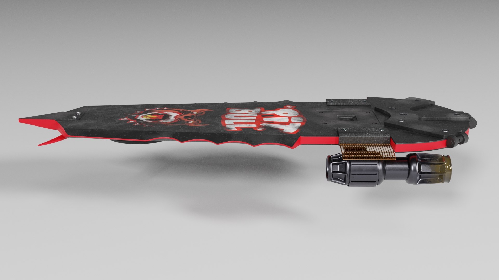 griff tannens pitbull hoverboard 3D Model