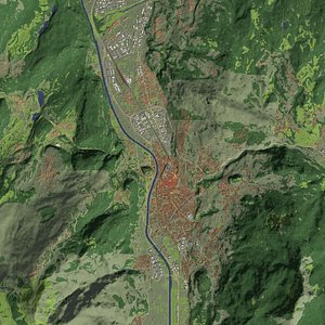 3D Trento Italy - city and urban model