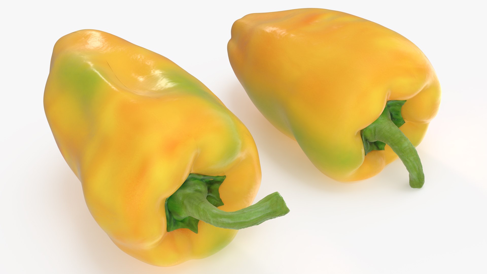Sweet Pepper Golden Marconi 3D model preview