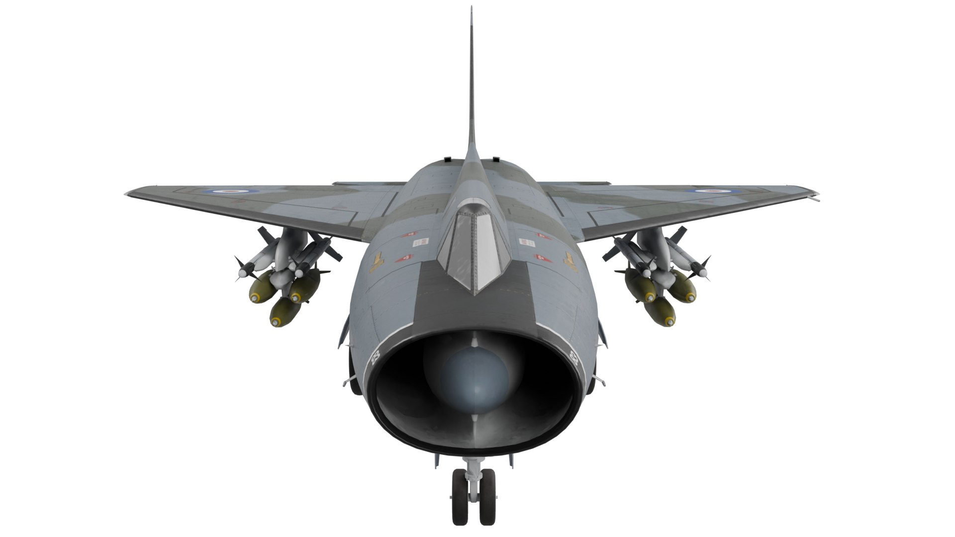 3D Commonwealth CA-23 Fighter Model - TurboSquid 2387709