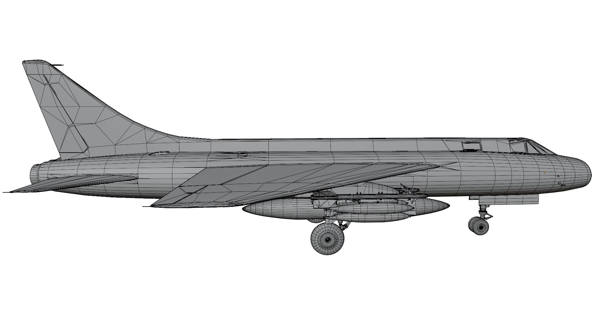 3D Commonwealth CA-23 Fighter Model - TurboSquid 2387709
