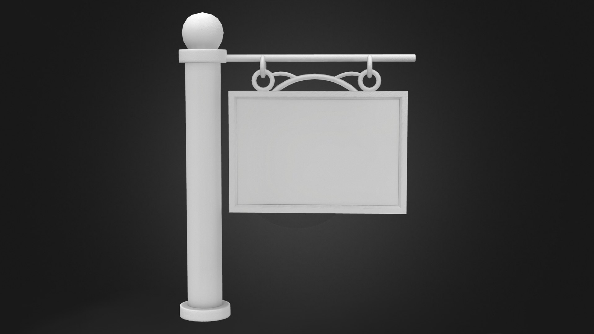 Sign Post 2 model - TurboSquid 1826199