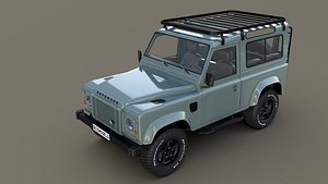 1985 Land Rover Defender 90 with interior ver 6