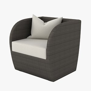 3ds max outdoor lounge chair
