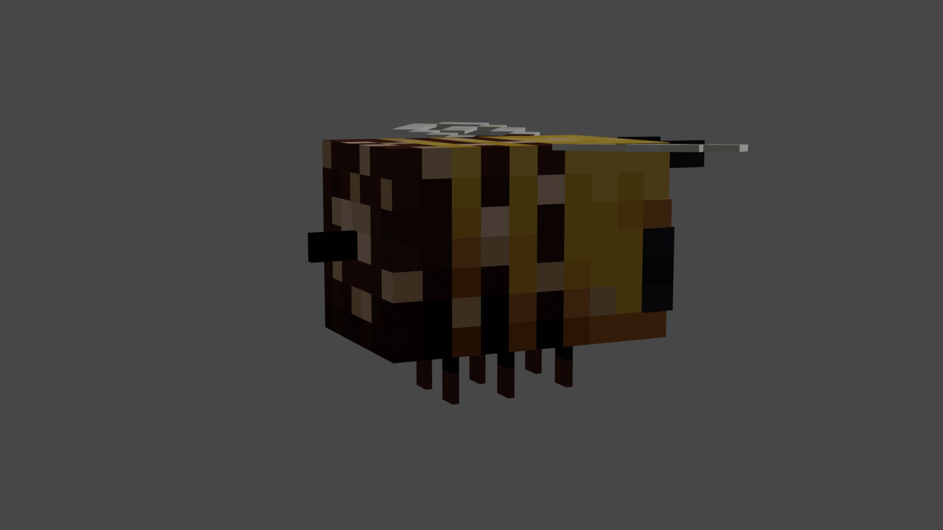 Free Minecraft Bee Model Turbosquid 2010956 0427