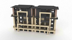 Modern multi-story residential building