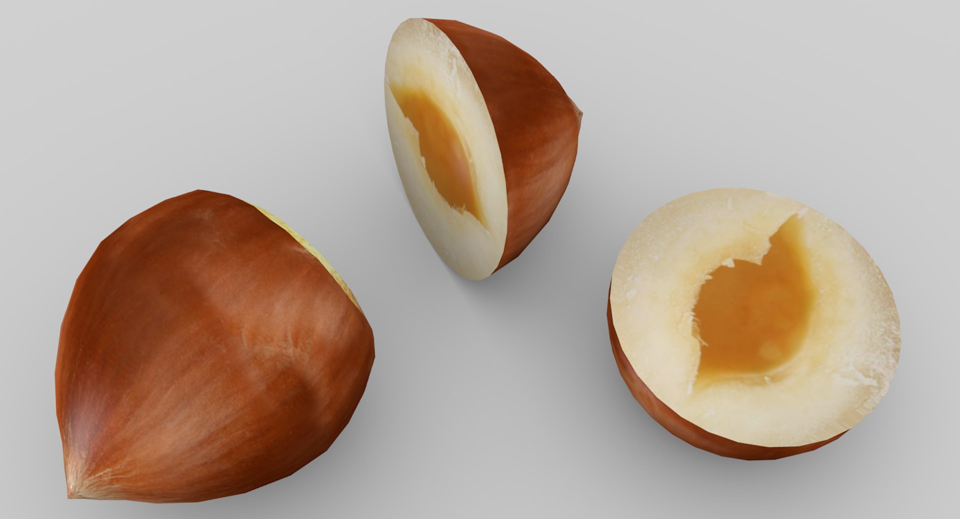 3D model hazelnut games fruit TurboSquid 1412945