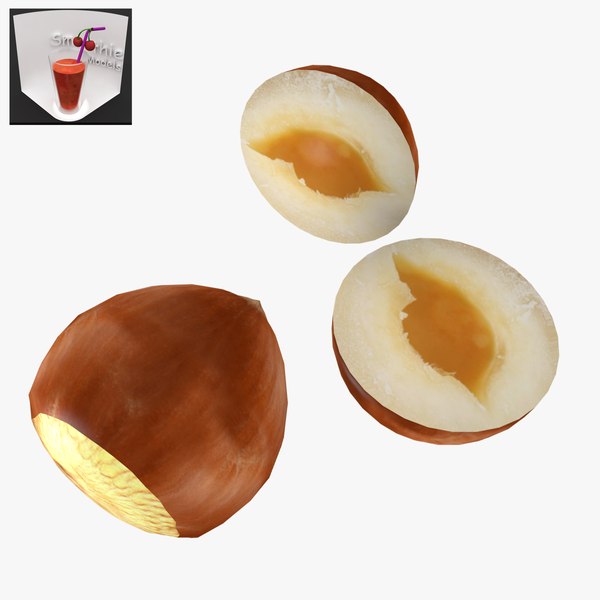 3D model hazelnut games fruit TurboSquid 1412945