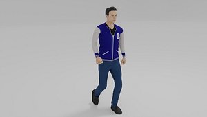 Man Walk Animation 3D