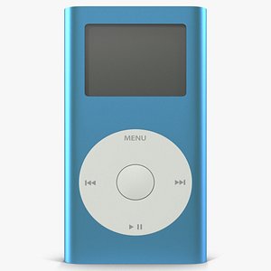 iPod Mini Blue 3D Model