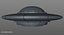 3D model alien spaceship ufo