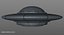 3D model alien spaceship ufo