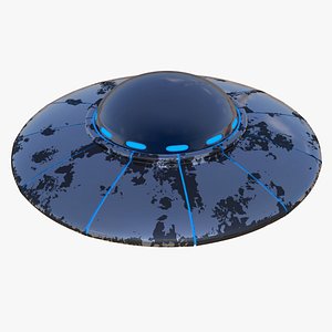 3D model alien spaceship ufo