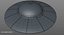 3D model alien spaceship ufo