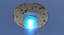 3D model alien spaceship ufo